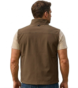 Custom Blank Mens Streetwear <b>Vest</b> Casual Zipper Sleeveless Jacket Loose Fit Custom Logo High Quality Outdoor Mens Body Warmer - Product Image 5