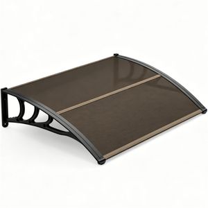 Toldo Moderno para Ventana y Puerta de Policarbonato de 39"x30", UPF50+, Impermeable, Resistente al Viento, para Patio Exterior, Accesorios para Ventanas y Puertas - Product Image 2