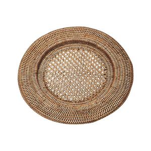 Classic Rattan <b>Plate</b> Suitable For Cozy Farmhouse Interiors Traditional Kitchens Outdoor Patios And Cultural <b>Decorations</b> - Product Image 6