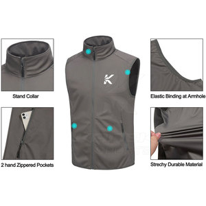 Chaleco Softshell Casual de Invierno para Hombre - Material Transpirable y Duradero con Diseño Personalizable y Bolsillos Laterales - Product Image 4