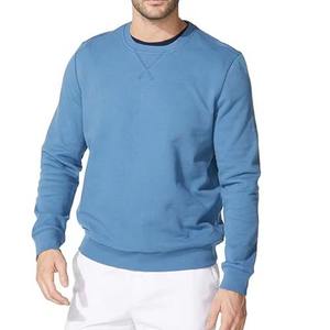 Sweat-shirt à col montant 100 % coton pour homme RAPID SPORTS, manches longues, épais, doublé, hiver, décontracté, 430g, vente en gros - Product Image 1