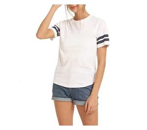 Camisetas personalizadas de 100% algodón de talla grande para mujer, Camiseta corta de gran tamaño, camiseta en blanco de alta calidad para mujer - Product Image 1