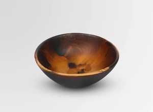 Elegant Wooden Serving Bowl Contemporary Round Dish for Salad <b>Pasta</b> Snacks & Decorative Table Presentation - Product Image 2