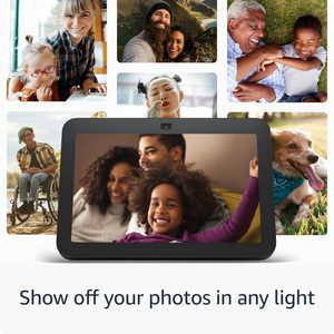 <b>Echo</b> Show <b>8</b> (3rd Gen, 2023) Smart Display with Adjustable Stand & USB-C Charging, Charcoal - Product Image 5