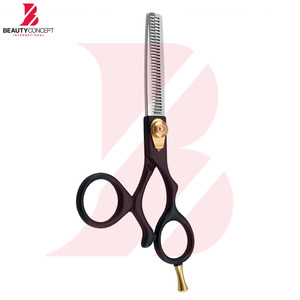 Tijeras de Peluquería Profesionales de Acero Inoxidable con Mango Negro de la Más Alta Calidad y Logotipo Personalizado para Barbería - Product Image 6