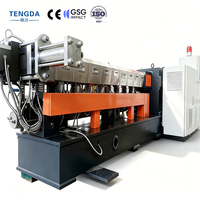 Machine d'extrusion à double vis pour la fabrication de granulés plastiques 100% biodégradables en PLA/PBAT à base d'amidon de maïs et de manioc