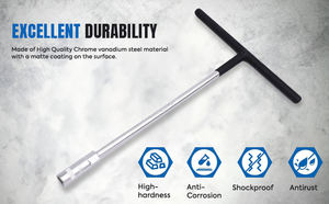 Socket <b>Spanner</b> Metric T Type Wrench Hand <b>Tool</b> for Automotive Repair Maintenance Workshop Mechanical Use <b>Tool</b> Kit - Product Image 3