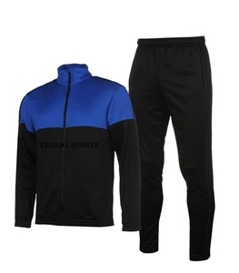 <b>Men's</b> Color Blocked Track Suit Fleece Zipper <b>Jacket</b> With Pants Sporty Autumn Wear Black Red Gray Regular Sleeve Stand Collar - Product Image 3