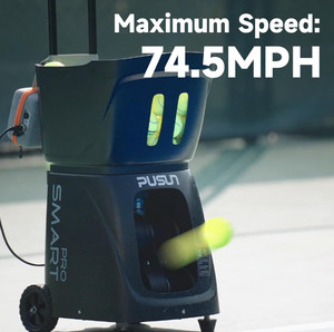 Máquina Lanzapelotas de Tenis Profesional 100% NUEVA Y ORIGINAL, Lanzador de Pelotas de Pádel con Capacidad para Más de 115 Pelotas, Velocidad Máxima, Programación Remota por Aplicación - Product Image 3