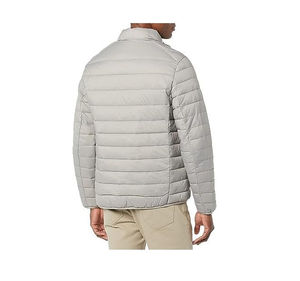 Men's Unisex Formal Spring Customized Own Branded Custom Logo Front Bubble Coated Waterproof Puffer <b>Jacket</b> High Quality - Product Image 3