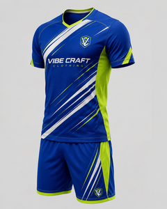 Vibe Craft Men's Soccer Jersey Set Maroon Gray Short Sleeve Moisture Wicking <b>Athletic</b> Fit All Seasons cheap price wholesale - Product Image 3