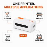 IPRT & BEEPRT 80mm petit code à barres thermique expédition étiquette imprimante portable autocollant machine d'impression
