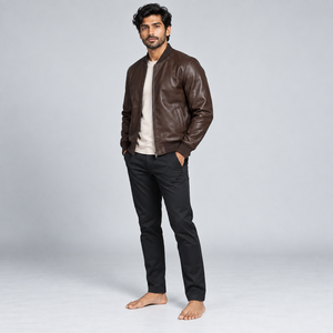 <b>Men</b> <b>leather</b> <b>jackets</b> designed for timeless style with durable <b>leather</b> smooth finishing comfortable fitting and premium craftsmans - Product Image 5