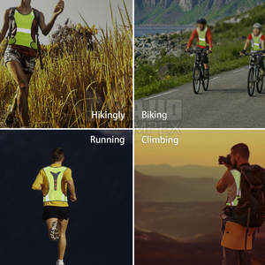High Visibility <b>Vest</b> Reflective <b>Running</b> Lightweight Outdoor Sports Exercise Safety Gear Lightweight Reflective <b>Running</b> <b>Vest</b> - Product Image 6