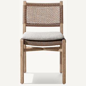 Meubles d'extérieur en promotion, style moderne et épuré, chaise sans accoudoirs durable et de bonne qualité pour une personne. - Product Image 1