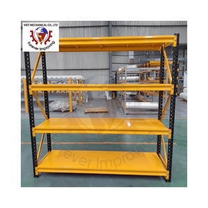 Sistema de estanterías de almacenamiento de metal al por mayor, estantería de almacén de servicio mediano con 5 capas protegidas contra la corrosión, fabricado en Vietnam - Product Image 3