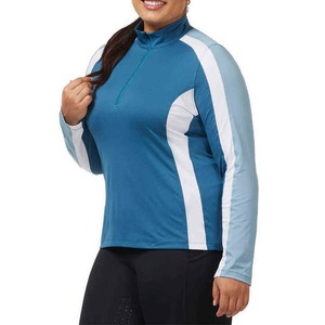 Chemise d'équitation respirante à manches longues pour femme, couche de base personnalisée pour l'équitation, pantalon de jodhpur extensible quatre directions, fabrication OEM - Product Image 4
