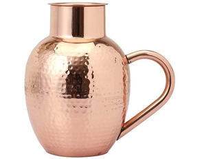 Juego de jarras de cobre hecho a mano con cobre puro de alta calidad por expertos artesanos. El tradicional - Product Image 6