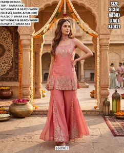 Elegant <b>Red</b> Jacquard Silk <b>Lehenga</b> Choli Embroidery Floor Length Regular Fit Women India Pakistan Wedding Quick Dry All Seasons - Product Image 4