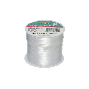 Filo a Coda di Topo 2.5mm 10m Bianco per Braccialetti e Lavori Artigianali - Product Image 1