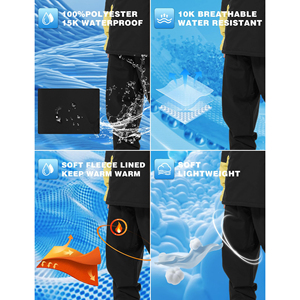 Pantalones de esquí para mujer de primera calidad, impermeables, cortavientos, pantalones de snowboard, ropa de invierno aislante para esquí y deportes de nieve. - Product Image 6