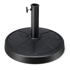 Ombrello rotondo esterno da 18 pollici con ombrelli e basi da giardino da 31 libbre - Product Image 3