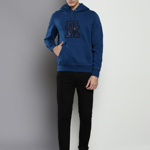 Sweat-shirt à capuche pour homme avec logo brodé, coupe classique, décontracté, pour l'automne - Product Image 1