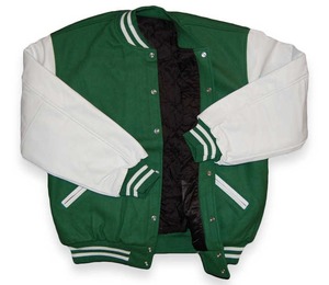 Wholesale Custom Unisex Stand Collar Varsity Letterman Baseball <b>Jacket</b> Long Sleeve Bomber Hooded Front Latest Designs <b>Winter</b> - Product Image 1