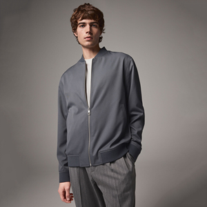 Factory Manufacturer Outdoor Fashion <b>Jacket</b> <b>Slim</b> <b>Fit</b> Men Regular <b>Fit</b> Stand Collar Windbreaker Bomber <b>Jackets</b> - Product Image 2