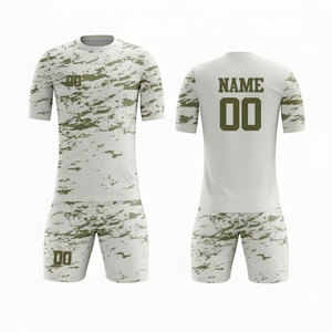 Conjunto de Uniforme de Fútbol con Sublimación Completa, Diseño Personalizado, Camiseta, Pantalones Cortos y Calcetines, para Hombre y Jóvenes, con Logotipo en Cualquier Color - Product Image 1