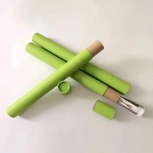 Empaque de tubo de papel personalizado para diplomas y certificados, caja cilíndrica redonda de cartón biodegradable para guardar certificados - Product Image 3