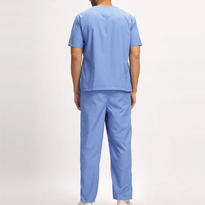 Hot Sale Anti Wrinkle 100% Cotton Quick Dry Breathable High Quality Doctor <b>Scrubs</b> Hospital Uniform Medical <b>Clothes</b> Men Jogger - Product Image 6