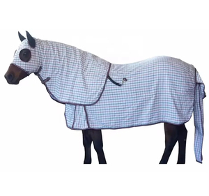 Couvertures pour chevaux imperméables et durables de qualité supérieure, draps anti-mouches équestres brodés, housses de protection en polyester, housses de selle en coton pour dressage - Product Image 6