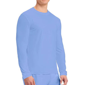 Doctor Scrub Undershirt Cotton Blend Medical Inner Shirt Comfortable <b>Base</b> <b>Layer</b> for Hospital Uniform and Clinical Staff shirts - Product Image 3
