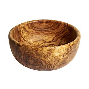 Bol de service en bois naturel de luxe, plateau en bois massif pour la vaisselle et la décoration de la table européenne, articles de cuisine - Product Image 4