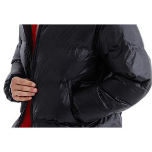 Veste d'hiver à col en fourrure, design personnalisé, streetwear, doudoune matelassée pour homme - Product Image 6