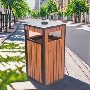 Street Furnishing Outdoor Waste <b>Bins</b> - Product Image 3