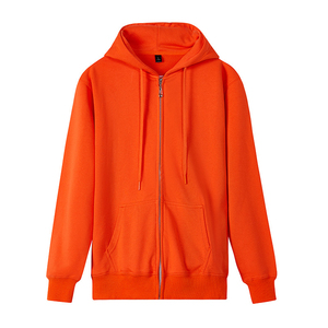 Sweat-shirts à capuche zippés pour hommes, vente en gros, design personnalisé, impression, polaire 220 g/m², polyester/coton, séchage rapide et respirant - Product Image 6