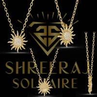 Pendentif Soleil Hip Hop Iced Out en Argent Sterling 925 avec Diamant Moissanite pour Hommes et Femmes, Bijoux de Luxe Personnalisés en Gros