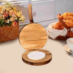 Prensa de Tortillas de Maíz Reutilizable de Madera Natural de ILAHI - Máquina para Hacer Tortillas al por Mayor, Apta para Lavavajillas, Ecológica y Plegable - Product Image 2