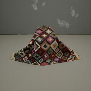 Tapis Kilim en Laine Fait Main à Motif Abstrait, Écologique, à Poil Ras, Tissage Plat, Tapis de Zone Tribale - Product Image 6