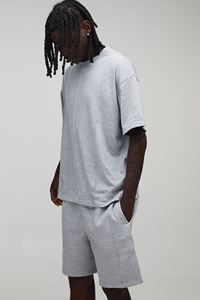 Summer Men Co Ord <b>Set</b> Short Sleeve Shirt Shorts <b>Set</b> Wholesale Fashion Beach Quick Dry Breathable 100% Cotton Resort Wear Custom - Product Image 3