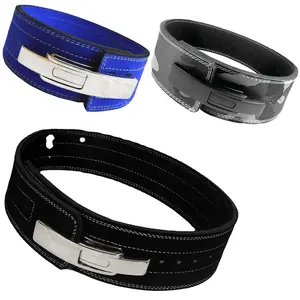 Custom Gym Weight Power Lifting Leather Lever Belt Pro Gym Fitness Training Bodybuilding Workout Lifting Belt Customized Durable