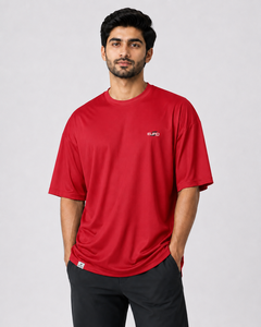 T-shirt compact pour homme, 100 % coton, toile épaisse, col rond, respirant, séchage rapide, écologique, décontracté - Product Image 1