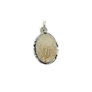 Imagen de plata esterlina Jasper Colgantes de piedras preciosas ovaladas 925 Plata Unisex Hecho a mano Ajuste de bisel personalizado Amarillo de moda - Product Image 1