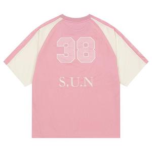 Camiseta de Diseño Urbano Personalizada al por Mayor para Hombre, Corte Holgado, Logotipo Bordado Personalizado, 100% Algodón Grueso - Product Image 3