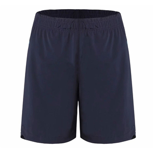 Shorts de sport décontractés pour hommes, en tissu uni, avec taille élastique, personnalisables, respirants, à séchage rapide, imperméables, 100% polyester - Product Image 4