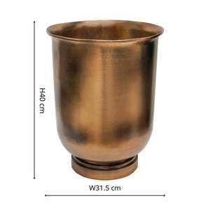 Meilleures ventes : Grands pots de jardin rustiques en cuivre à finition brillante, et capots de cheminée en cuivre - Product Image 4