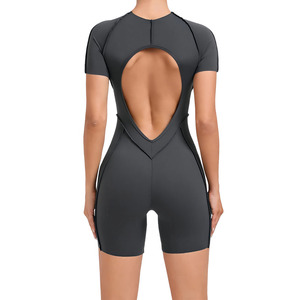 Combinaisons pour femmes OEM, style simple, taille personnalisée, spandex/coton, extensible dans quatre directions, respirant, respectueux de l'environnement, service OEM/ODM - Product Image 3