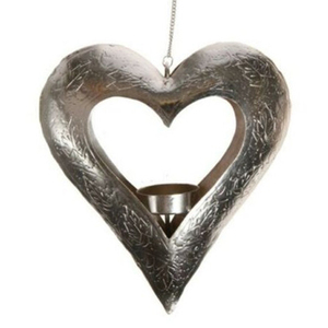 เครื่องประดับตกแต่งคริสต์มาสรูปหัวใจสีทอง ทำจากโลหะ พร้อมลวดลายนูน สำหรับกล่องของขวัญ ซานตาคลอส วันหยุด - Product Image 4